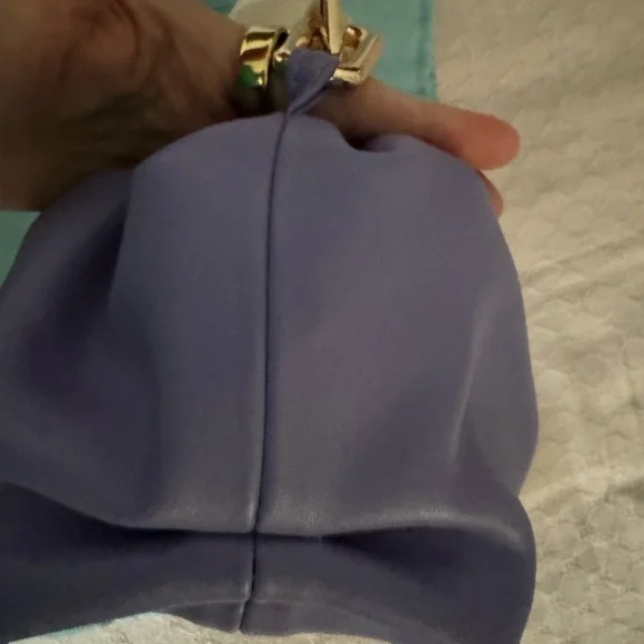 NWT Tiffany & Fred Purple Leatger Chain shoulder bag - Picture 5 of 7